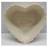Longanberger Sweetest Heart Dish In Original Box