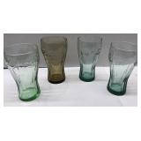 4 Coca-Cola glasses