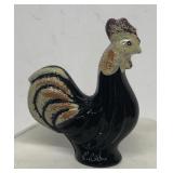 Fenton glass chicken signed on bottom