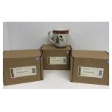 (3) Longaberger pottery holiday mugs