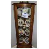 Oak Corner Cabinet ONLy-NOT the Contents Oak Corner Cabinet ONLy-NOT the Contents