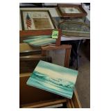 Vintage Wood Frames & Mirror Vintage Wood Frames & Mirror
