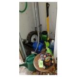 Frog Planter, Grease gun, Windshield Fluid,