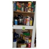 Contents of Cabinet-Cleaning Supplies &