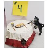 Fish Dinner for Cat Mechanical Bank Fish Dinner for Cat Mechanical Bank