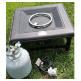 Never Used Propane Fireplace, Propane Tank and Never Used Propane Fireplace, Propane Tank and