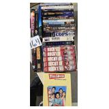 Flat of Some VHS Movies & DVD Movies