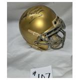 RU45 Signed Realistic Football Helmet 'Schutt'