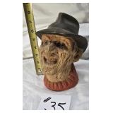 1989 Freddy Krueger Water Squirting Head-Unused