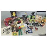 Table Full-Various Action Figures & more,