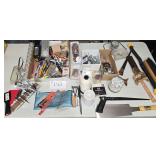 Flats of Misc Garage Tools & Items