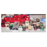 12 Hand Painted Christmas Ornaments &