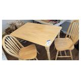 Country Farm Kitchen Table & 2 Chairs 48' X 30'