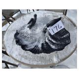 Metal Ground Level Bird Bath