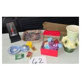 Royal Copley Vase, 2 Wedgewood pcs & misc