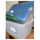 3 Totes with Lids