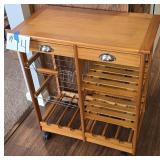 Rolling Kitchen Cart with Shelves