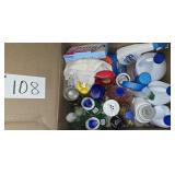 Box of cleaning Supplies, Not all Full