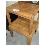 2 Oak Side Tables