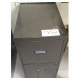 2 Drawer Filing Cabinet-No key