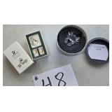 2 pcs of Swarovski Crystal