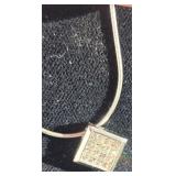 Chain Marked 14 kt with Emerald Cut Diamonds on