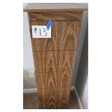 One Door Cabinet with 4 Shelves Inside