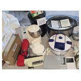 Grouping of Small Kitchen Appliances-Crock Pot,