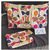 Coach Travel Bag & Makeup Bag