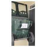 Plastic Dump 2 Wheel Yard Cart