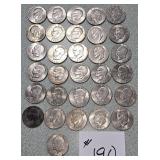 31 1972 Eisenhower Dollars