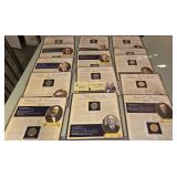 US Vice Presidents Medal Collection 14 total