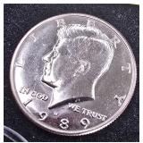 1989 D Kennedy Half Dollar