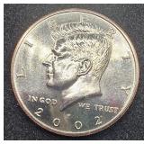 2002 P Kennedy Half Dollar