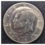 1983 P Kennedy Half Dollar