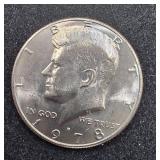 1978 D Kennedy Half Dollar