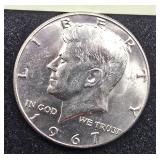 1967 Silver Kennedy Half Dollar