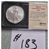 2003 Uncirculated Silver American Eagle/Walking