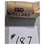 Roll of Bicentennial Eisenhower Dollars 1776-1976