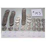 56 Kennedy Half Dollars