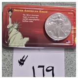 1999 Uncirculated Silver American Eagle/Walking