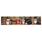 All Pictured on Shelf-Shed