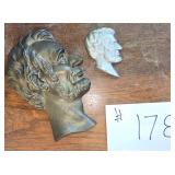 Abe Lincoln Metal Plaques