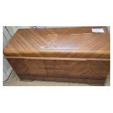 Antique Lane Waterfall Cedar Chest-Inside