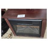 Electric Fireplace 32 X 12 X 26-Untested