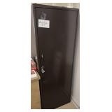 Art Crest Metal Cabinet w/Lock & Key 24 X 18 X 65