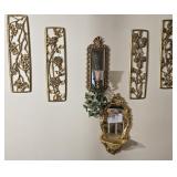 6 pcs of Plastic Decorative Wall Art