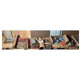 7 Boxes of Vintage & Antique Books