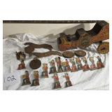 Antique Rare Reedï¿½s Band Horse Drawn