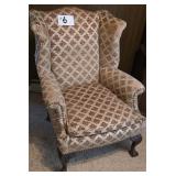 Antique Wing Back Chair from New York Estate
